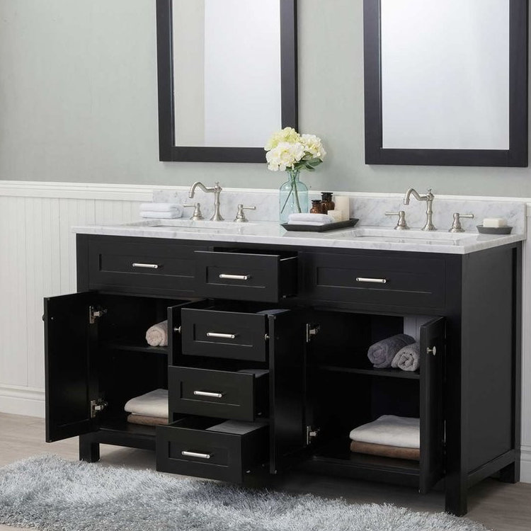 Red Barrel Studio® Furlow 60" Double Bathroom Vanity Set Wayfair